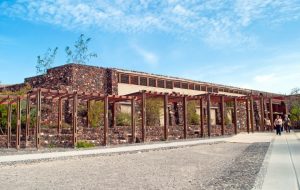 new building - Prehistoric Town of Akrotiri, Santorini.