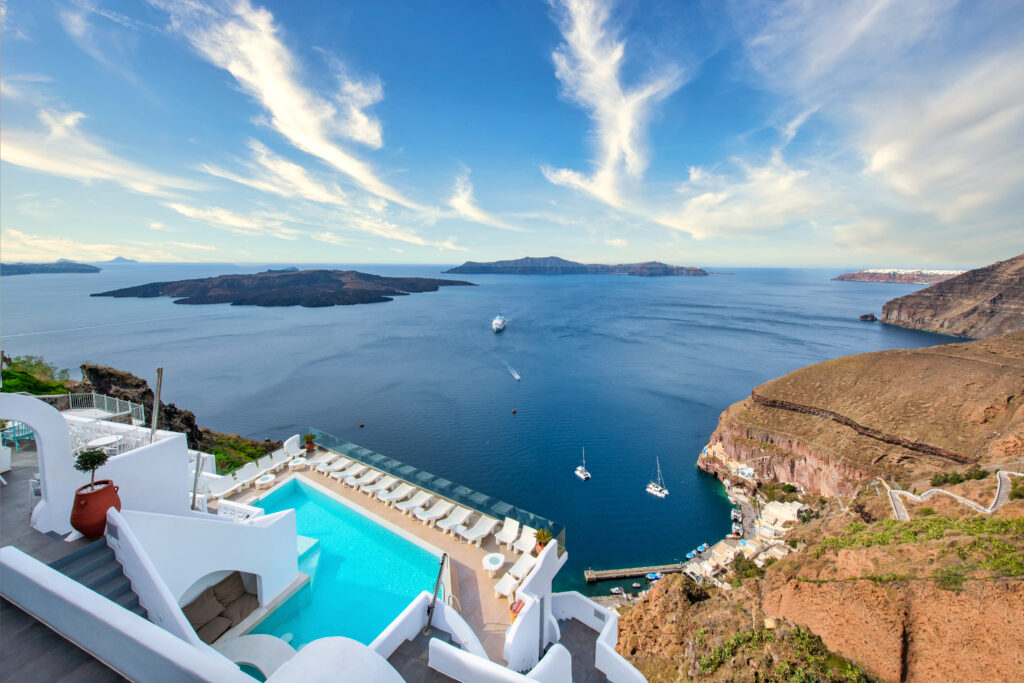 Santorini caldera