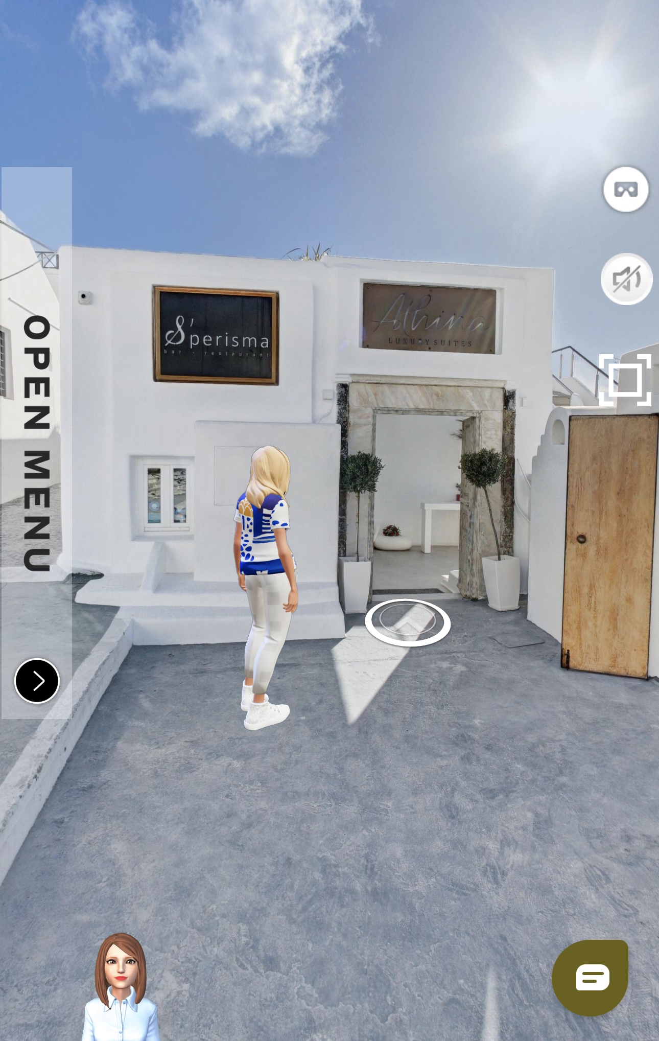 IMG 4905 - Journey to Santorini: A Mesmerizing Virtual Reality Experience with Athina Luxury Suites Virtual Reality Experience