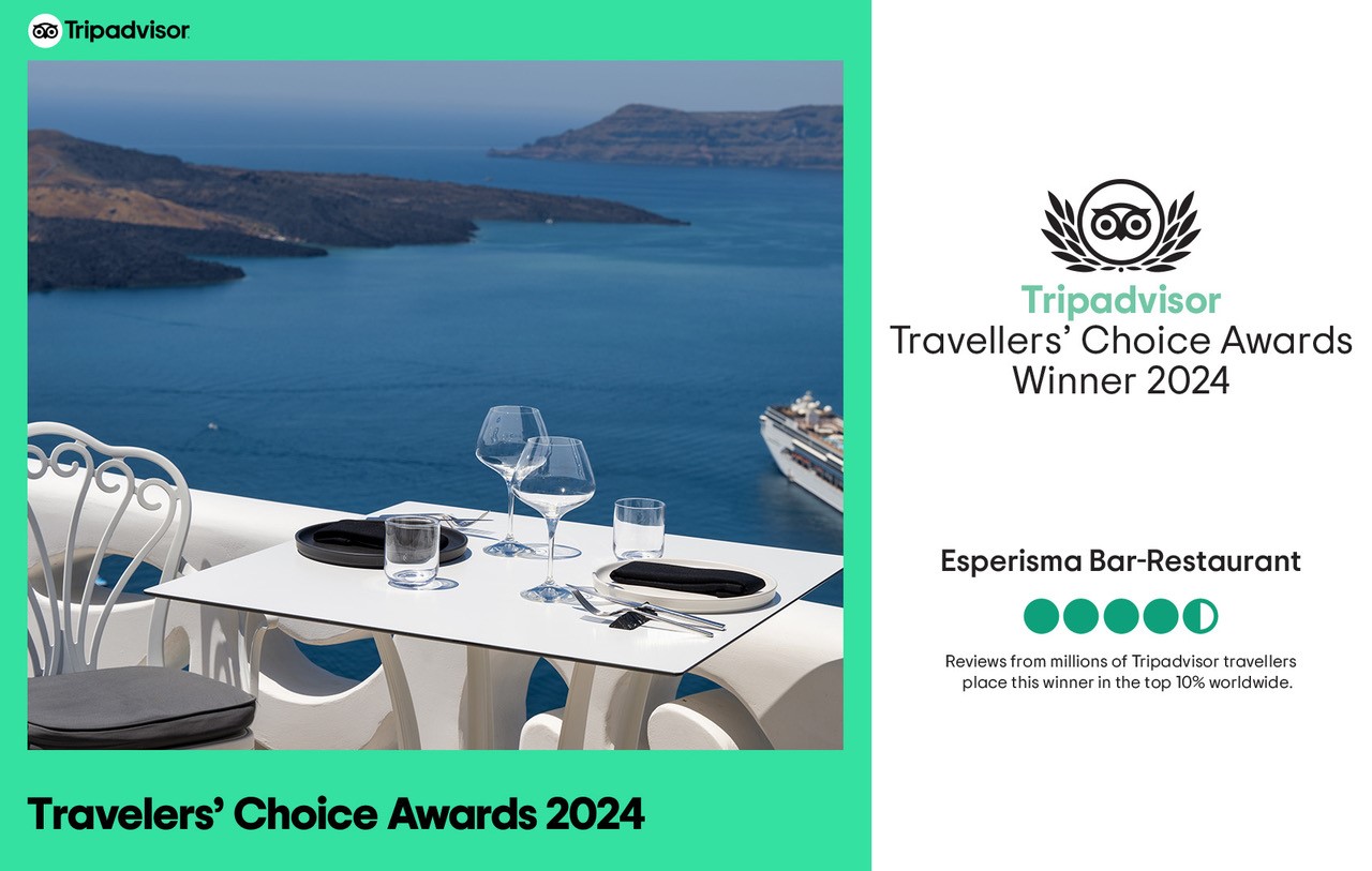 Esperisma Bar Restaurant Wins the 2024 TripAdvisor Travellers Choice Award - Esperisma